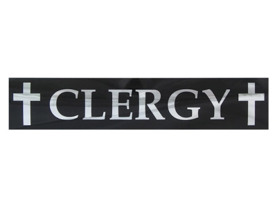 Decal-Clergy (Chrome) (Pack of 6) | SHOPtheWORD