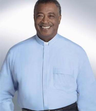 Clerical Shirt-Long Sleeve Tab Collar-16.5X32/33-Blue | SHOPtheWORD