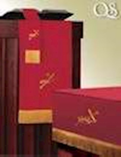 Parament Set-Standard 3 Piece-Pavillion-Reversible-Red/White w/Symbols (11719) | SHOPtheWORD