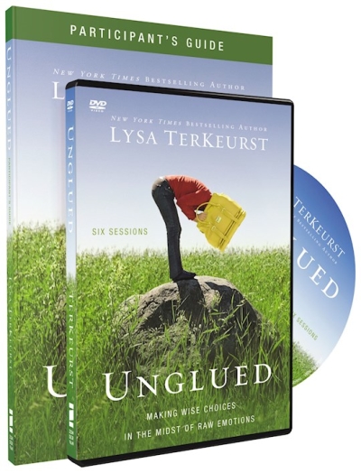 Unglued Participant's Guide w/DVD (Curriculum Kit) by Lysa TerKeurst | SHOPtheWORD