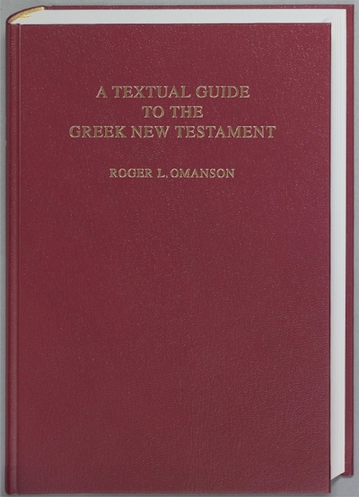 A Textual Guide To The Greek New Testament by Bible Socie German | SHOPtheWORD