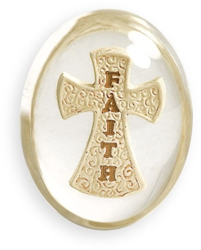 Stone-Comfort Cross-Faith Cross (1.5") | SHOPtheWORD