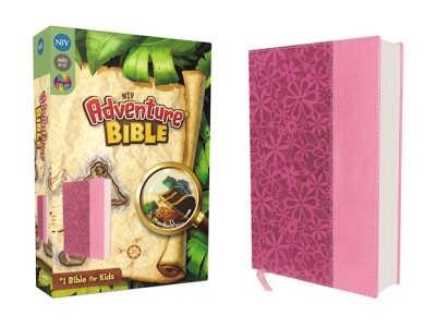 NIV Adventure Bible (Full Color)-Raspberry/Pink Duo-Tone | SHOPtheWORD