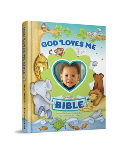 God Loves Me Bible (Newly Illustrated)-Blue by Susan Beck | SHOPtheWORD