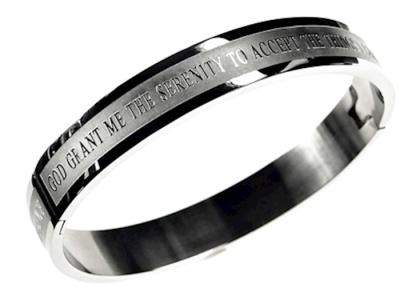 Bracelet-Bangle-Serenity (Matt 11:28) (7") | SHOPtheWORD