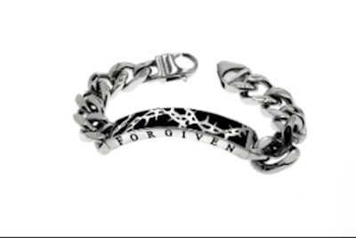 Bracelet-Crown Of Thorns-Forgiven (Mens) Sz 8 | SHOPtheWORD