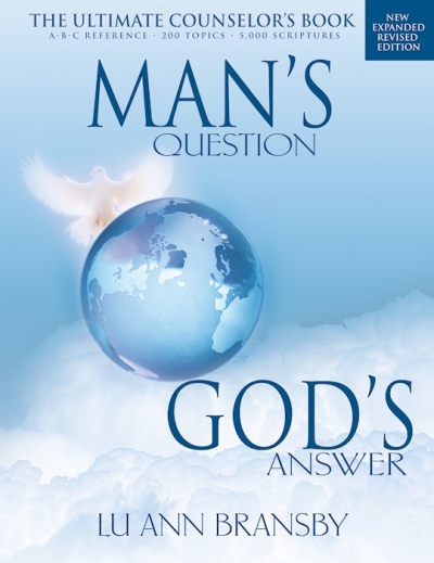 eBook-Mans Question Gods Answer by Lu Ann Bransby | SHOPtheWORD