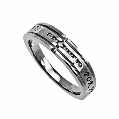 Span-Ring-Channel Cross-Walk By Faith (Womens)-Sz 8 | SHOPtheWORD