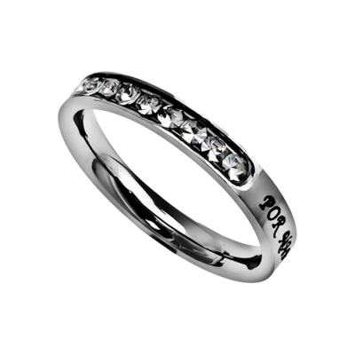 Span-Ring-Princess Cut-Anxious (Womens)-Sz 5 | SHOPtheWORD