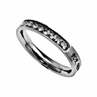 Span-Ring-Princess Cut-Anxious (Womens)-Sz 8 | SHOPtheWORD
