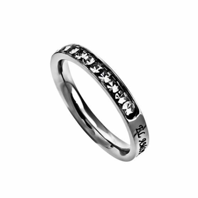 Span-Ring-Princess Cut-True Love Waits (Womens)-Sz 7 | SHOPtheWORD