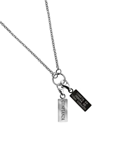 Span-Necklace-Silver Hang Charm-Trust (Womens)-18" Chain | SHOPtheWORD