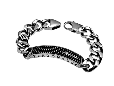 Span-Bracelet-Cable-Shield Cross-Forgiven (Mens)-8" | SHOPtheWORD