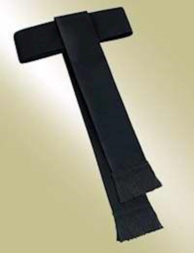Cassock Band Cincture 012-CUSTOM-Black (Waist 67) | SHOPtheWORD