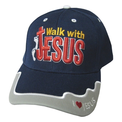 Cap-Walk With Jesus-Navy | SHOPtheWORD