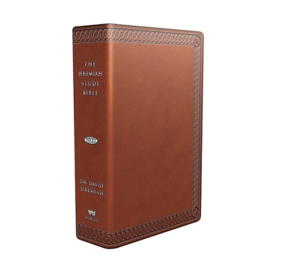 NKJV The Jeremiah Study Bible-Brown Leatherluxe W/Burnished Edges | SHOPtheWORD