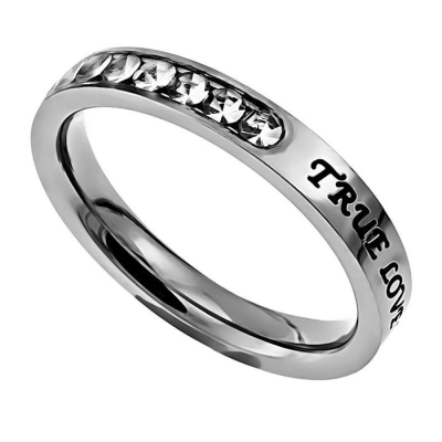 Ring-Princess Cut-True Love Waits-Sz 6 | SHOPtheWORD