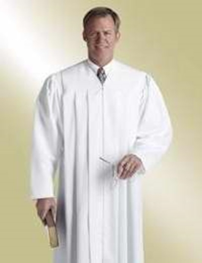 Clergy Robe-Plymouth-Coat Sleeve-H216/P03-White | SHOPtheWORD