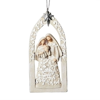 Ornament-Holy Family Papercut Style (5.5") | SHOPtheWORD