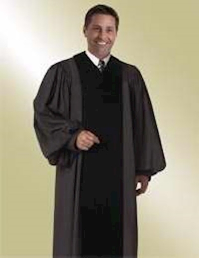 Clergy Robe-Velvet Geneva-S5/485835-Black | SHOPtheWORD