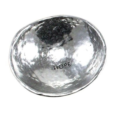 Charm Dish-Hope-Metal | SHOPtheWORD