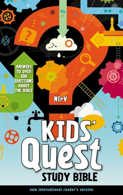 NIrV Kids' Quest Study Bible (Updated)-Printed Hardcover | SHOPtheWORD