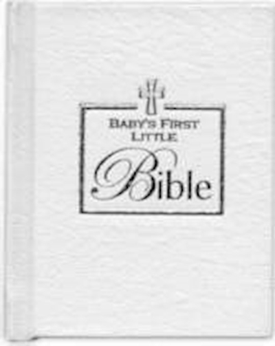 Baby's First Little Bible-White (3.25 x 4) by Road Gifts Shannon | SHOPtheWORD
