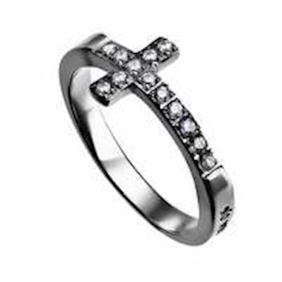 Ring-Sideways Cross-No Weapon-Sz 9 | SHOPtheWORD