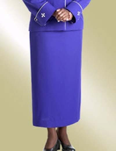 Clergy Skirt-Womens (H167/F621)-Chest 37-40"/Sleeve 29"/Hips To 45"-Purple | SHOPtheWORD