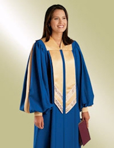 Choir Robe-Festival-Cuffed Sleeve-C37/CT011-Sapphire | SHOPtheWORD
