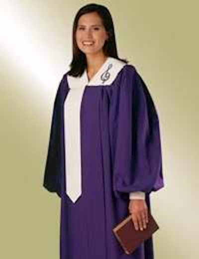 Choir Robe-Harmony-Cuffed Sleeve-C32/CT054-Purple | SHOPtheWORD