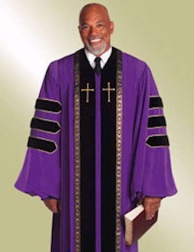 Clergy Robe-RT Wesley-H158/HM549-Purple | SHOPtheWORD