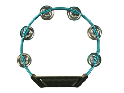 Instrument-Tambourine-Aluminum-Blue (8") | SHOPtheWORD