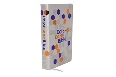 NKJV Color Code Bible-Silver/Blue Leathersoft | SHOPtheWORD
