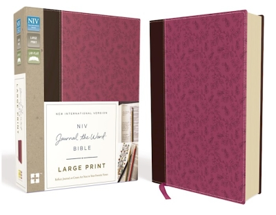 NIV Journal The Word Bible/Large Print-Orchid/Chocolate Duo-Tone | SHOPtheWORD