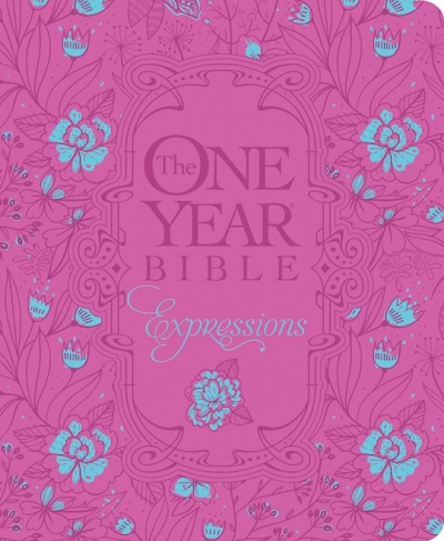 NLT The One Year Expressions-Deluxe Fuchsia Hardcover | SHOPtheWORD