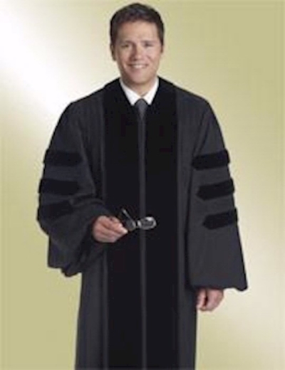 Clergy Robe-John Wesley-H114/HM543-Black | SHOPtheWORD