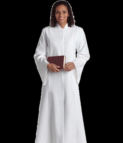Clergy Robe-Bethany-H217/HF642-White | SHOPtheWORD