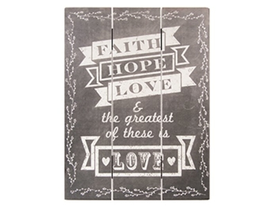 Wall Art-Faith Hope Love | SHOPtheWORD