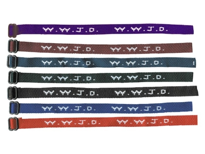 Bracelet WWJD Woven Asst (Pack Of 150) | SHOPtheWORD
