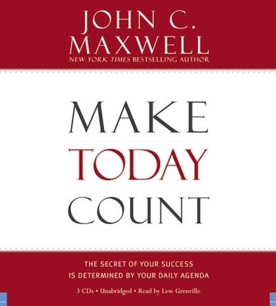 Audiobook-Audio CD-Make Today Count (Unabridged) (3 CD) by John C. Maxwell | SHOPtheWORD
