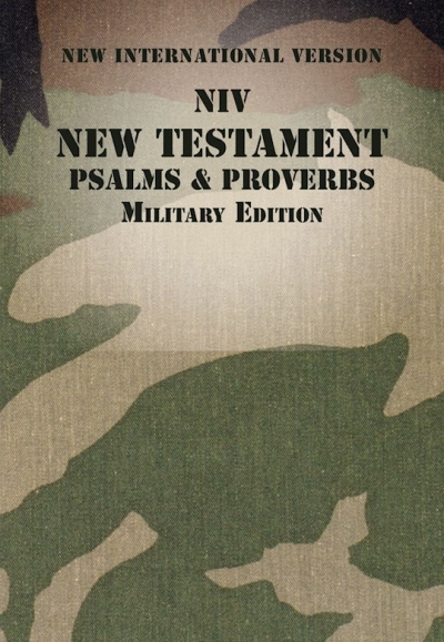 NIV New Testament With Psalms & Proverbs (Military Edition)-Woodland Camo Softcover | SHOPtheWORD