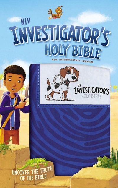 NIV Investigator's Bible-Blue Leathersoft | SHOPtheWORD