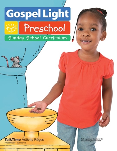 Gospel Light Winter 2022-2023: Preschool Talktime Activity Pages (Ages 2-3)-Year B (#2203) by Light Gospel | SHOPtheWORD