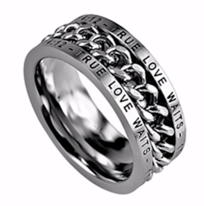 Ring-Chain-True Love Waits (Mens)-Sz 10 | SHOPtheWORD