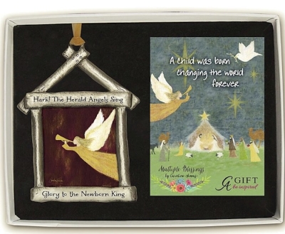 Ornament-Art Metal-Angel | SHOPtheWORD