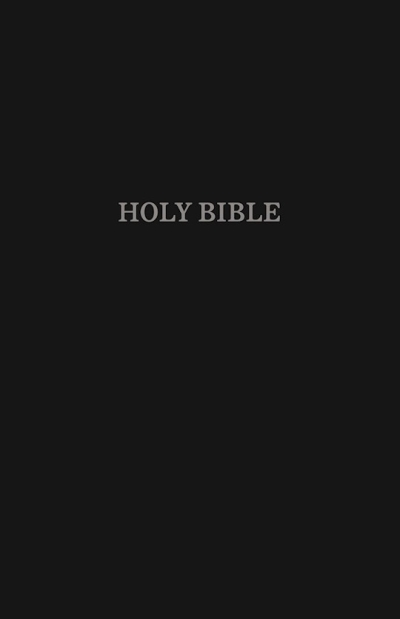 KJV Pew Bible (Comfort Print)-Black Hardcover | SHOPtheWORD
