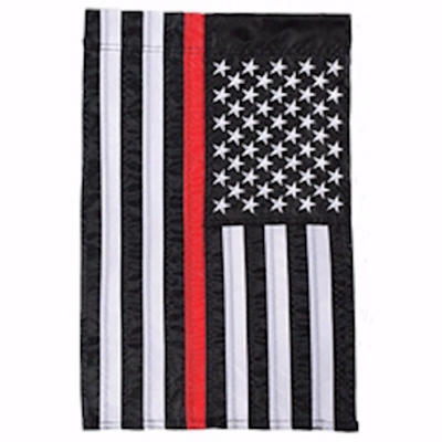 Flag-Garden-Thin Red Line (12 x 18) | SHOPtheWORD