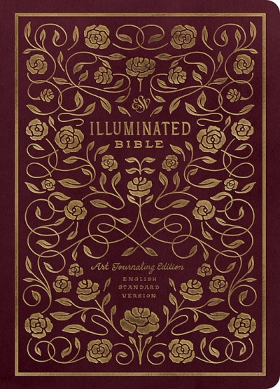 ESV Illuminated Bible-Art Journaling Edition-Burgundy TruTone | SHOPtheWORD
