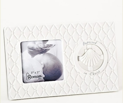 Frame-Baptized In Christ-Faithful Blessing (Holds 3" x 3" Photo) | SHOPtheWORD